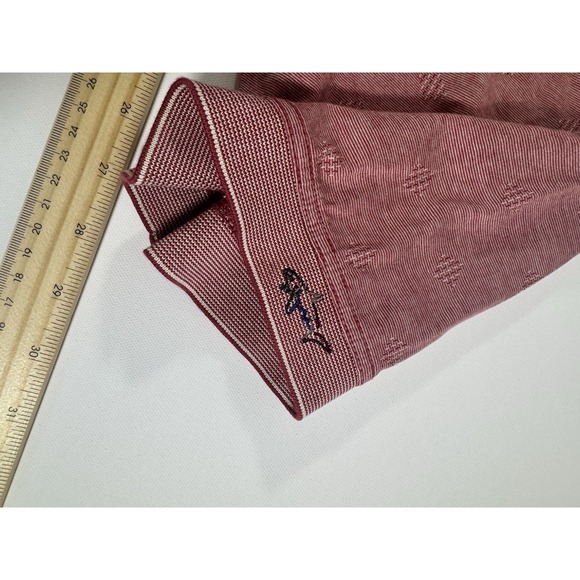 Greg Norman Men's Red Polo Shirt Short Sleeve, Size Medium - Picture 6 of 7